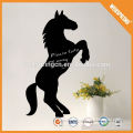 Home decor adorable reusable black horse board cartoon animals wall stickers